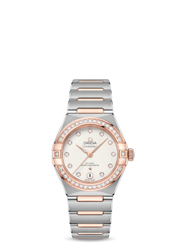Omega Constellation Manhattan 29 Co-Axial Master Chronometer Stainless Steel / Sedna Gold / Silver Diamond / Diamond